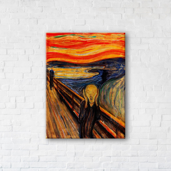 

Картина на холсте IBR The Scream (Edvard Munch) 75x100 см