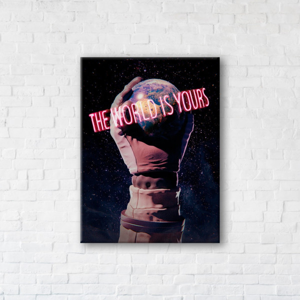 

Картина на холсте IBR The world is yours 90x120 см