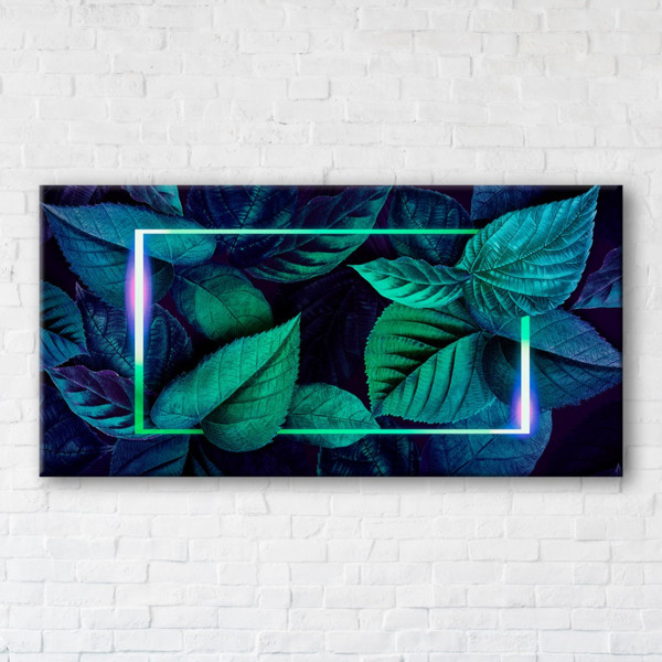 

Картина на холсте IBR Green rectangle 50x100 см