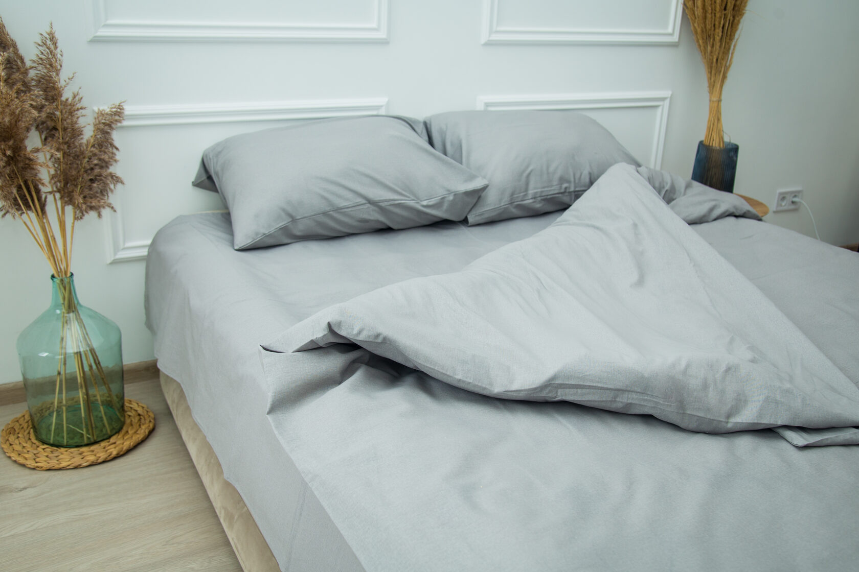 

Постельное белье Хлопок "Premium" GREY Евро