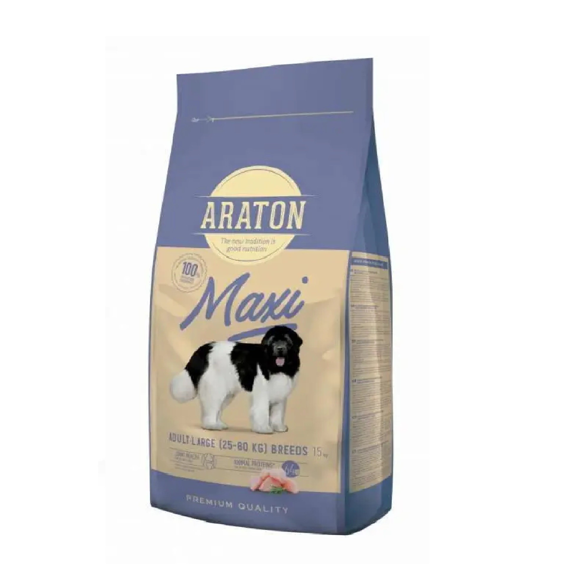 

Сухой корм ARATON для собак крупных пород с мясом птицы MAXI Adult 15 кг