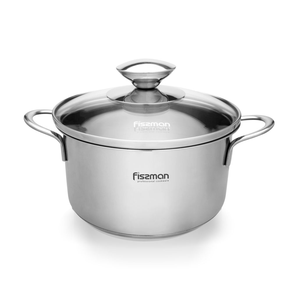 

Кастрюля со стеклянной крышкой Fissman BAMBINO на 1,1 л (5274)