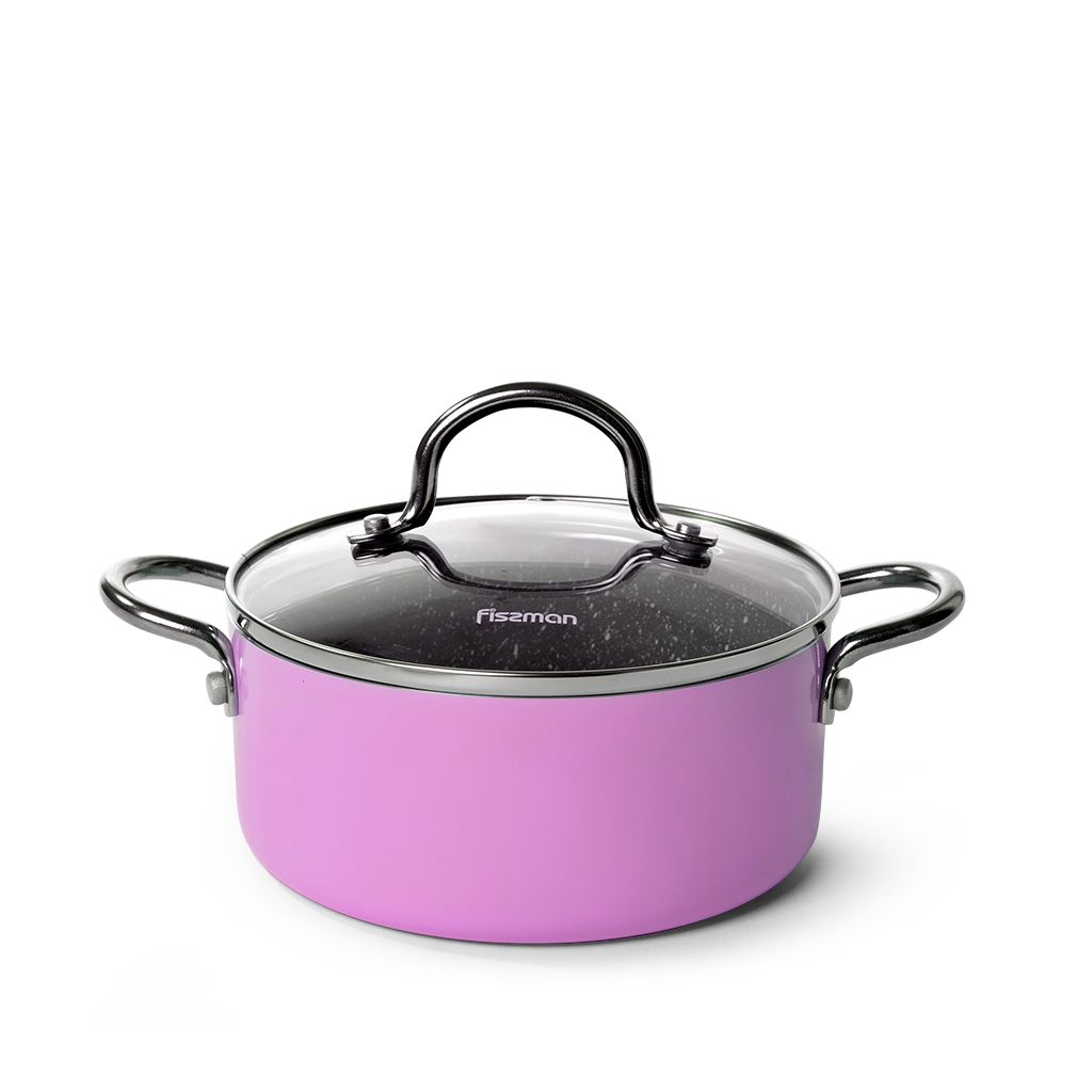 

Кастрюля со стеклянной крышкой Fissman MINI CHEF 16x7 см на 1,3 л (4238)
