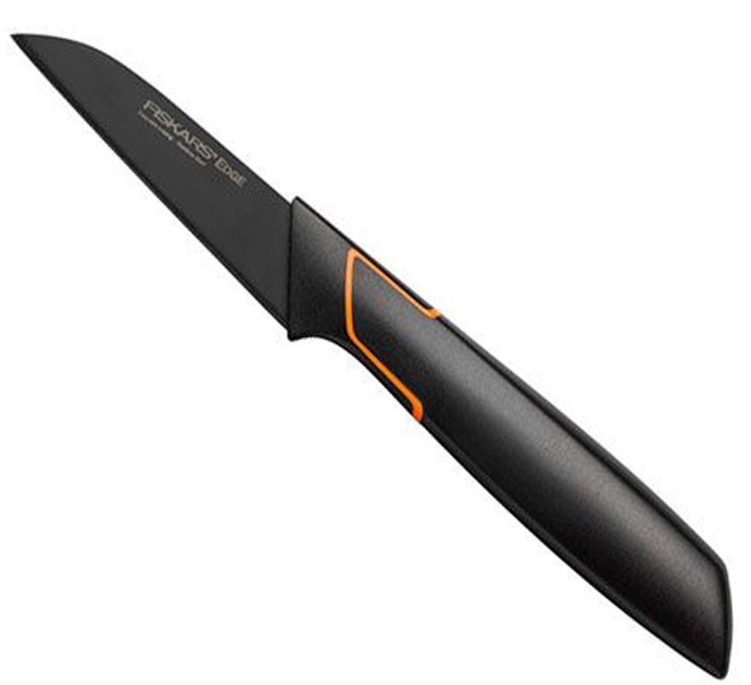 

Нож для чистки корнеплодов и овощей Fiskars Edge лезвие 80 мм Black