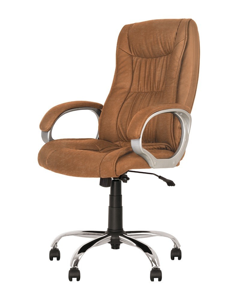 

Кресло офисное LYMEL Elly Tilt CHR68 кожзам коричневый 515х480х1150-1260 мм