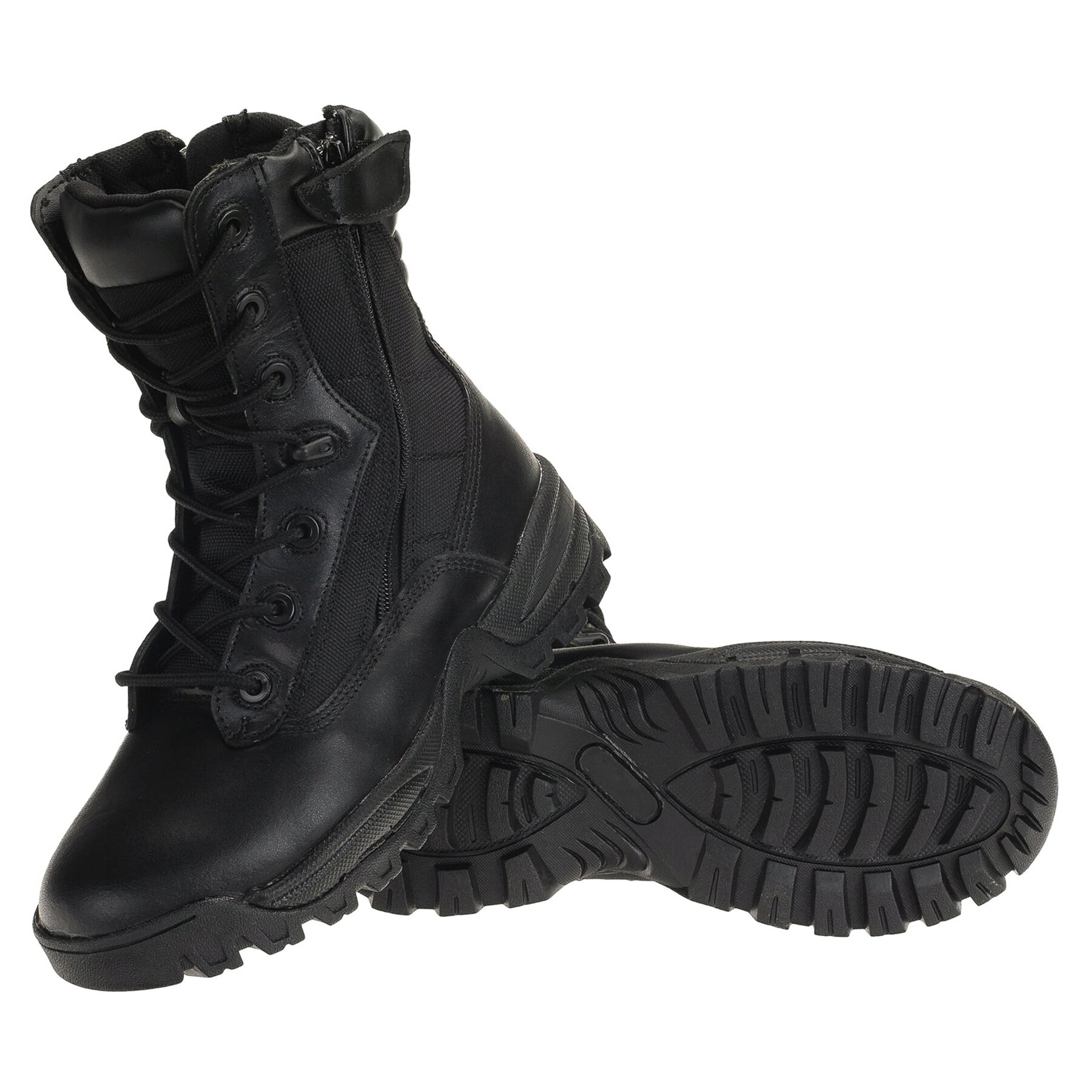 

Ботинки тактические на 2-х молниях TACTICAL BOOT TWO-ZIP Черные 44