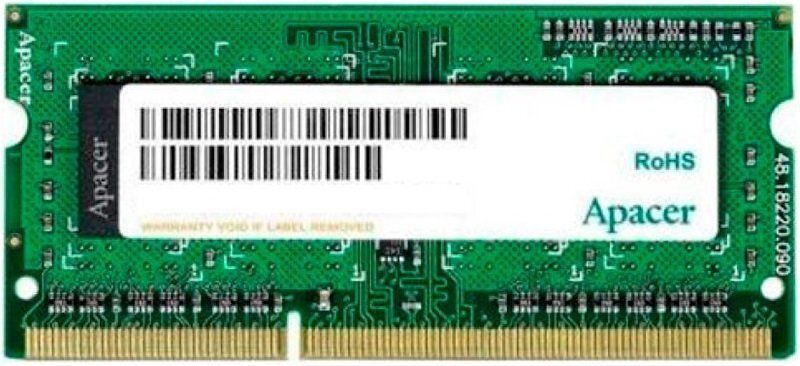 

Apacer Память для ноутбука DDR3 1333 2GB 1.5V BULK