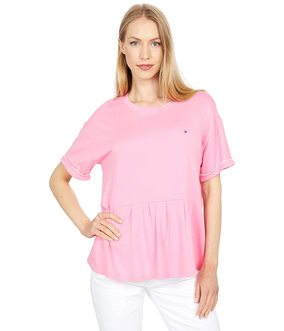 

Футболка Tommy Hilfiger Short Sleeve Peplum Tee Peony,  (46, Футболка Tommy Hilfiger Short Sleeve Peplum Tee Peony, M (46)