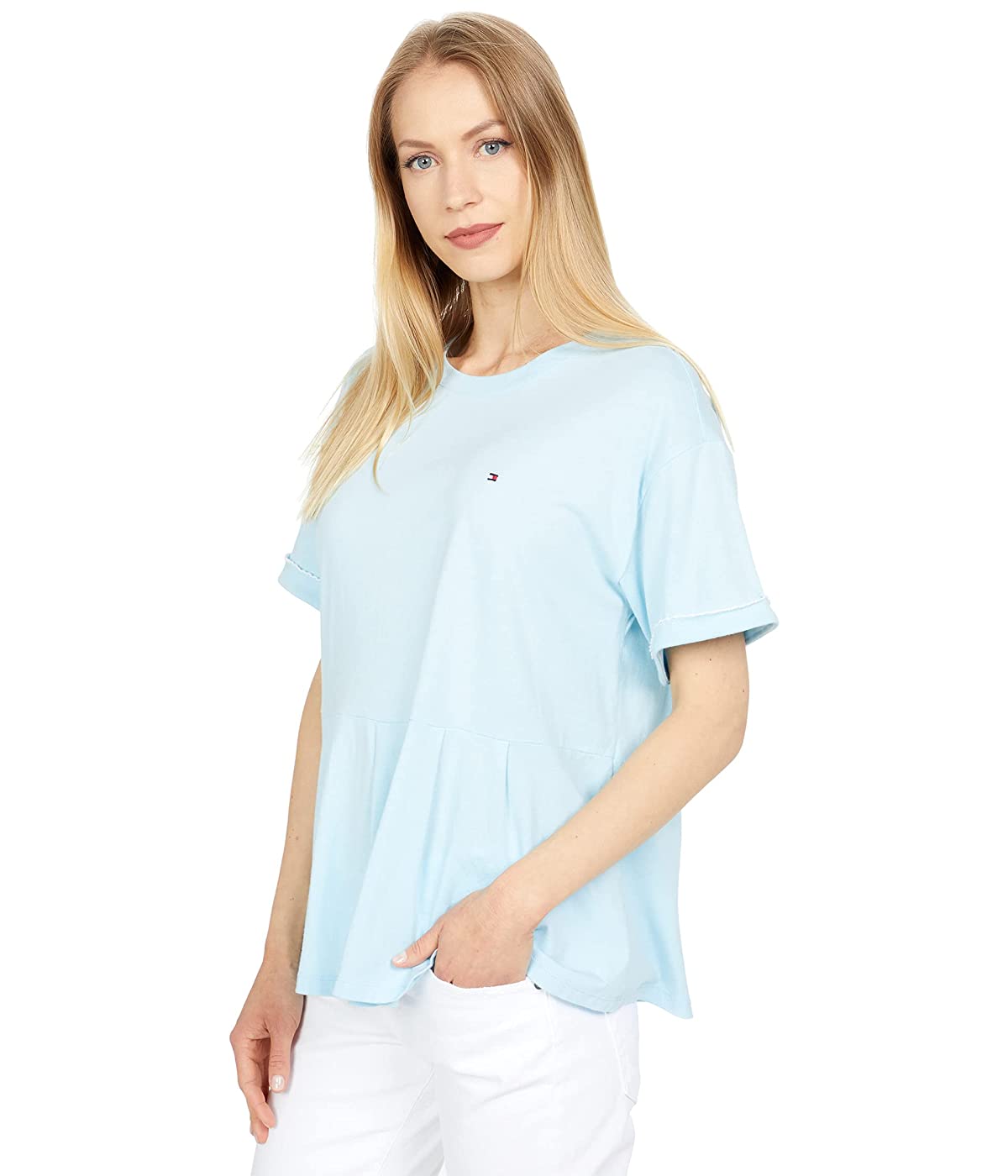 

Футболка Tommy Hilfiger Short Sleeve Peplum Tee Porcelain, L (48)