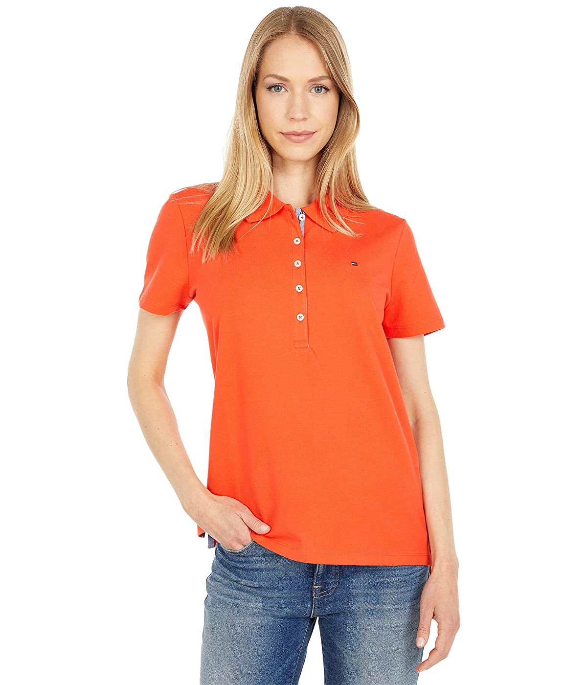 

Поло Tommy Hilfiger Short Sleeve Solid Polo Grenadine, M (46)