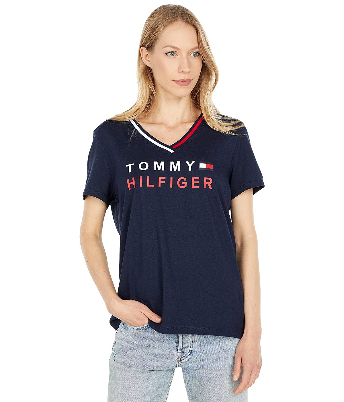 

Футболка Tommy Hilfiger Short Sleeve Graphic Tee Sky Captain, M (46)