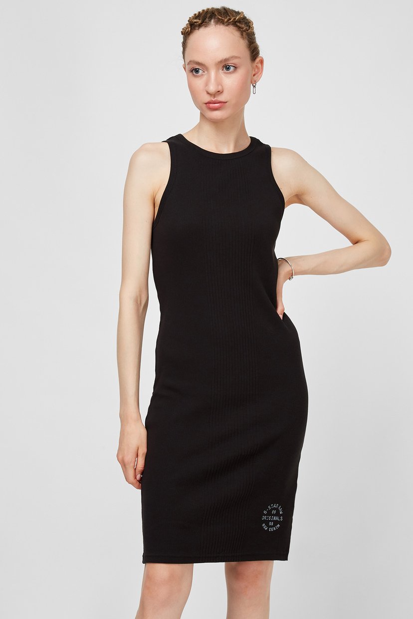 

Женское черное платье G-Star RAW M D19922,C678