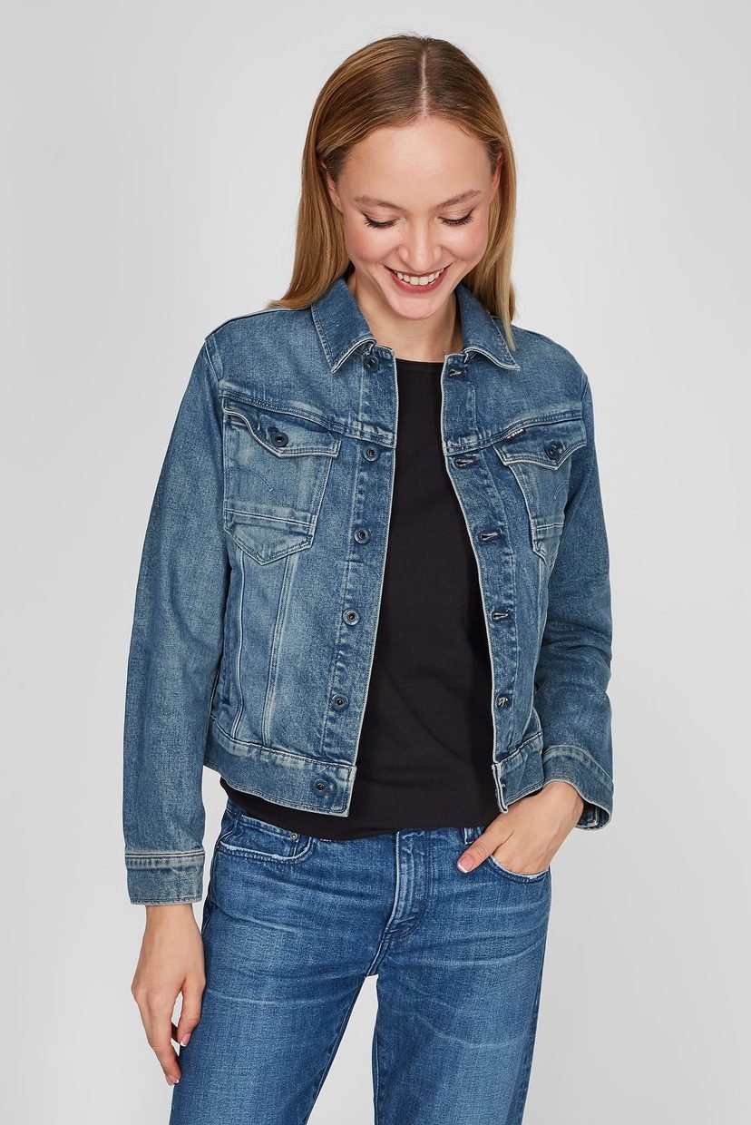 

Женская синяя джинсовая куртка Arc 3D G-Star RAW S D20051,C052