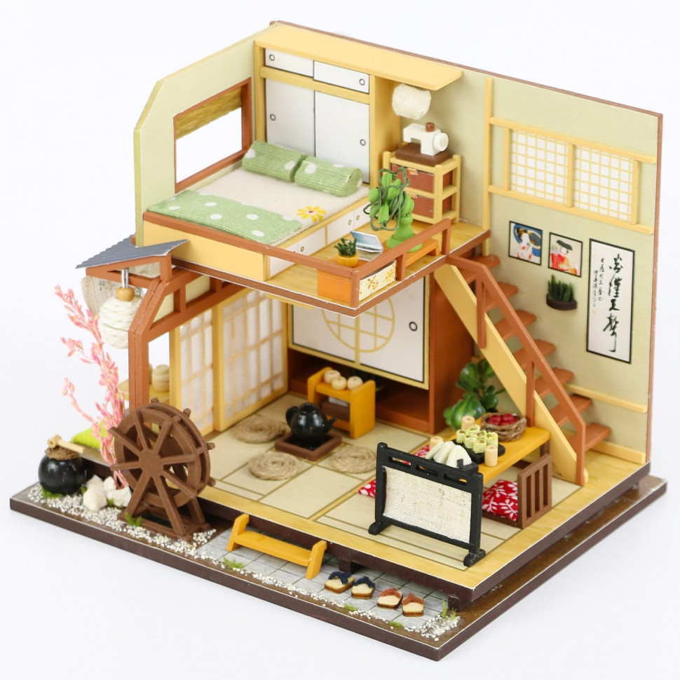 

3D Интерьерный конструктор DIY House Румбокс Hongda Craft "Японский уголок" (без купола)