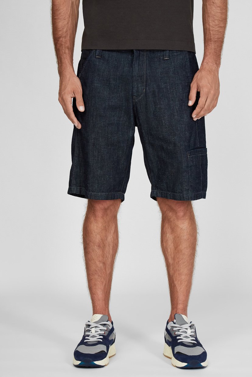 

Мужские темно-синие джинсовые шорты Worker chino G-Star RAW  D19768,C653, Мужские темно-синие джинсовые шорты Worker chino G-Star RAW 29 D19768,C653