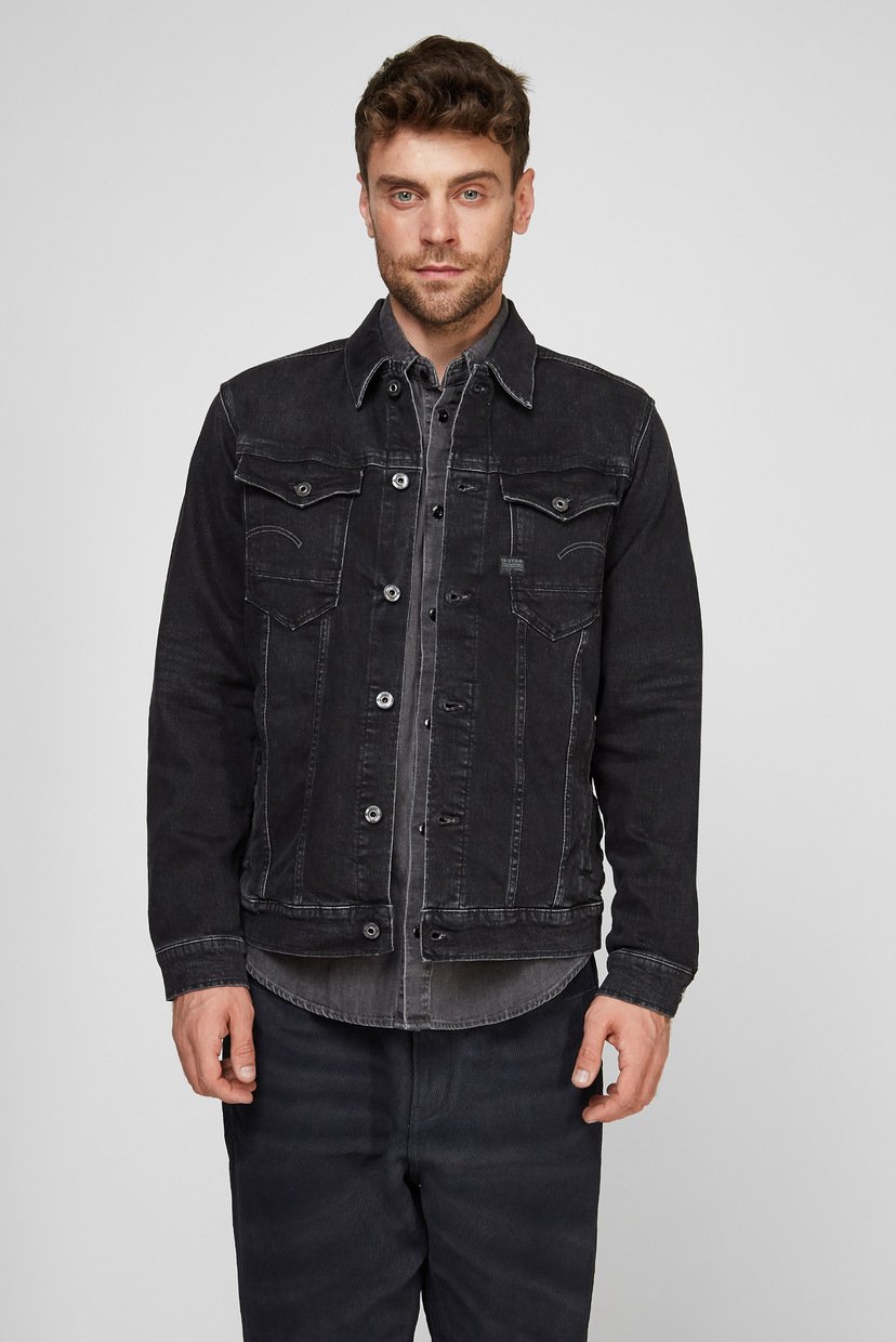 

Мужская черная джинсовая куртка Arc 3D G-Star RAW S D20086,C293