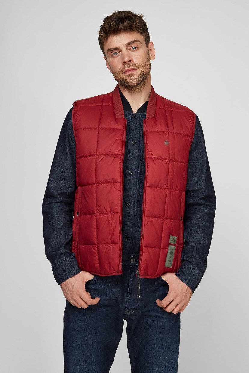 

Мужской бордовый жилет Meefic sqr quilted vest G-Star RAW  D20127,B958, Мужской бордовый жилет Meefic sqr quilted vest G-Star RAW S D20127,B958