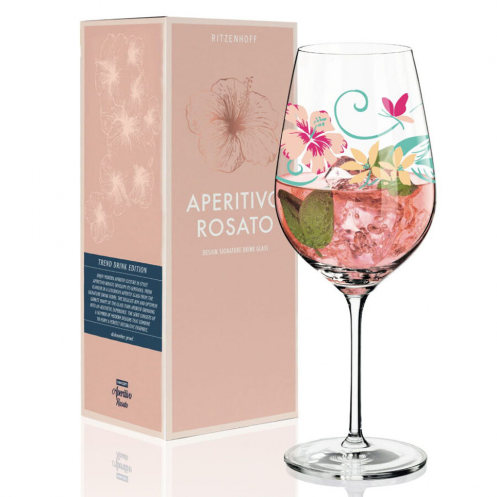 

Бокал для игристых напитков Ritzenhoff Aperitivo Rosato от Dominique Tage 0.605 л