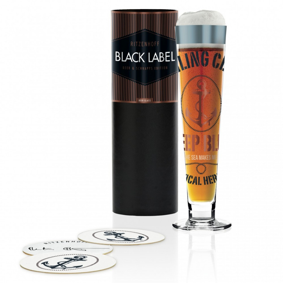 

Бокал для пива Ritzenhoff Black Label от Ruth Berktold 0.3 л