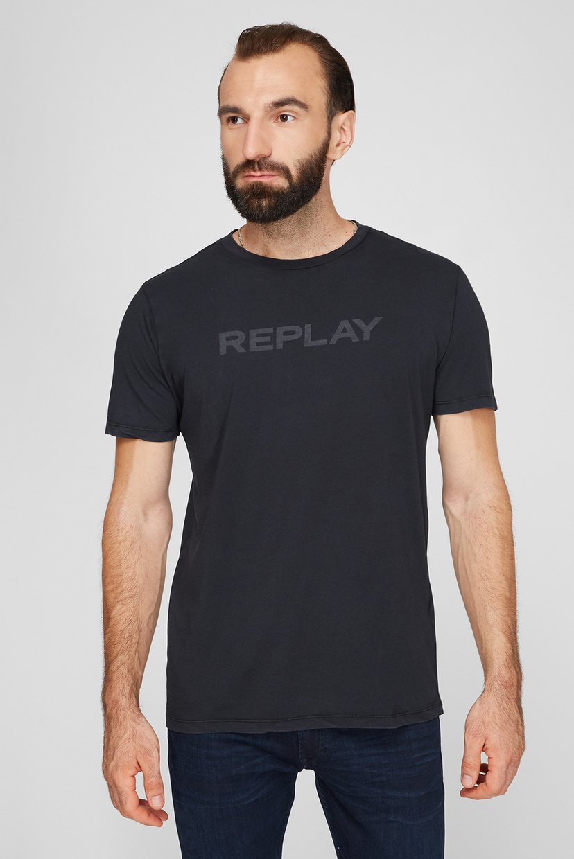 

Мужская черная футболка Replay  M3488 .000.23178G, Мужская черная футболка Replay XL M3488 .000.23178G