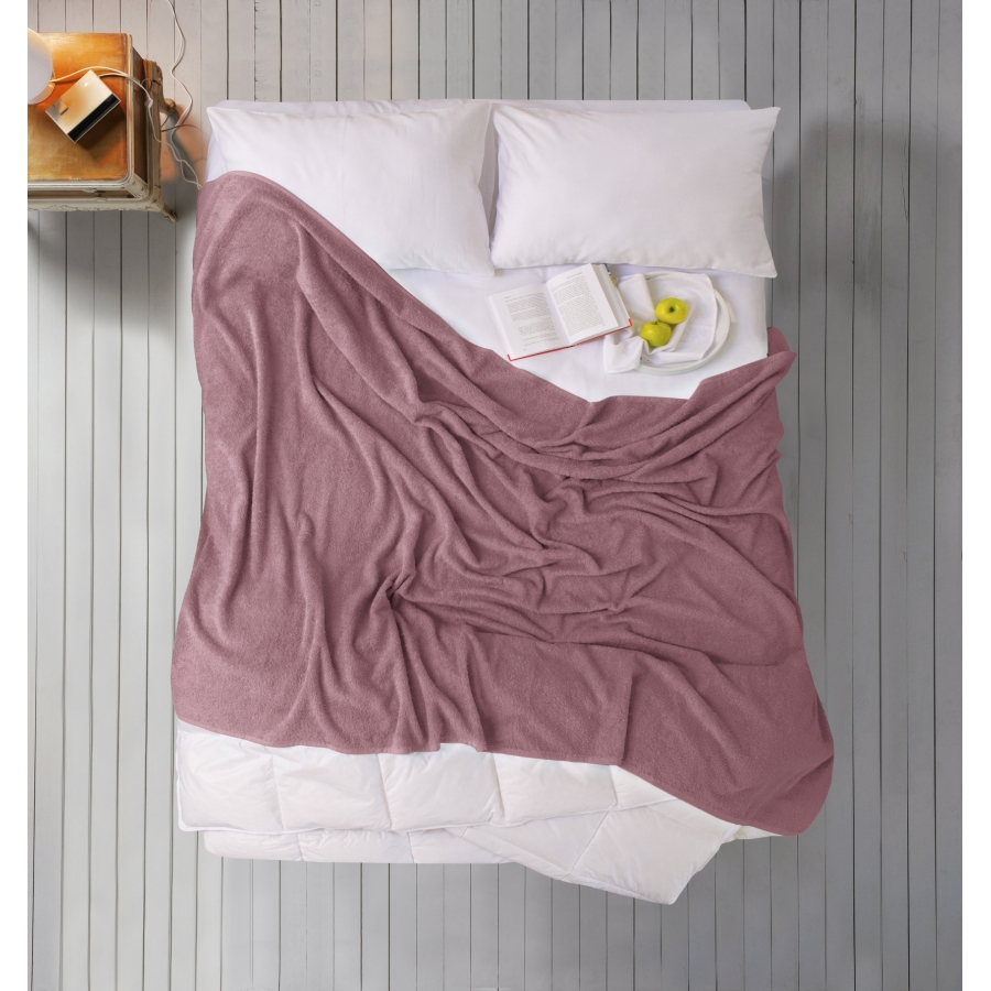 

Простынь Iris Home махровая - Dasky orchid 155*220 (svt-2000022280778)