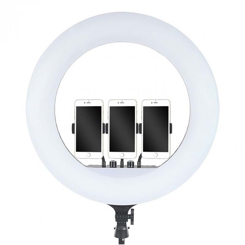 

Кольцевая Led лампа M22S 56см / 8500K / LED дисплей / пульт (Без штатива)