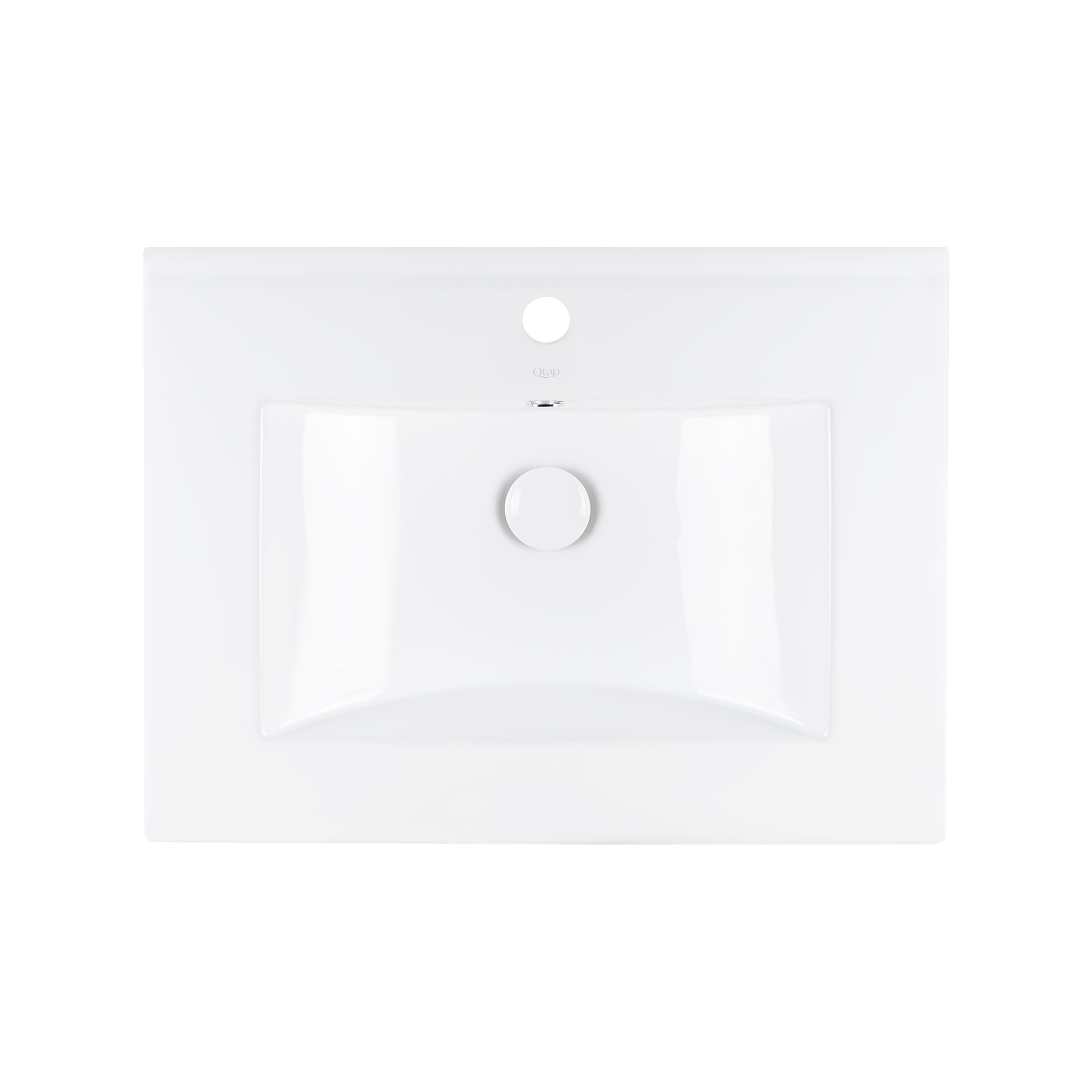 

Раковина Qtap Albatross 600х460х180 White с донным клапаном QT01113060CW