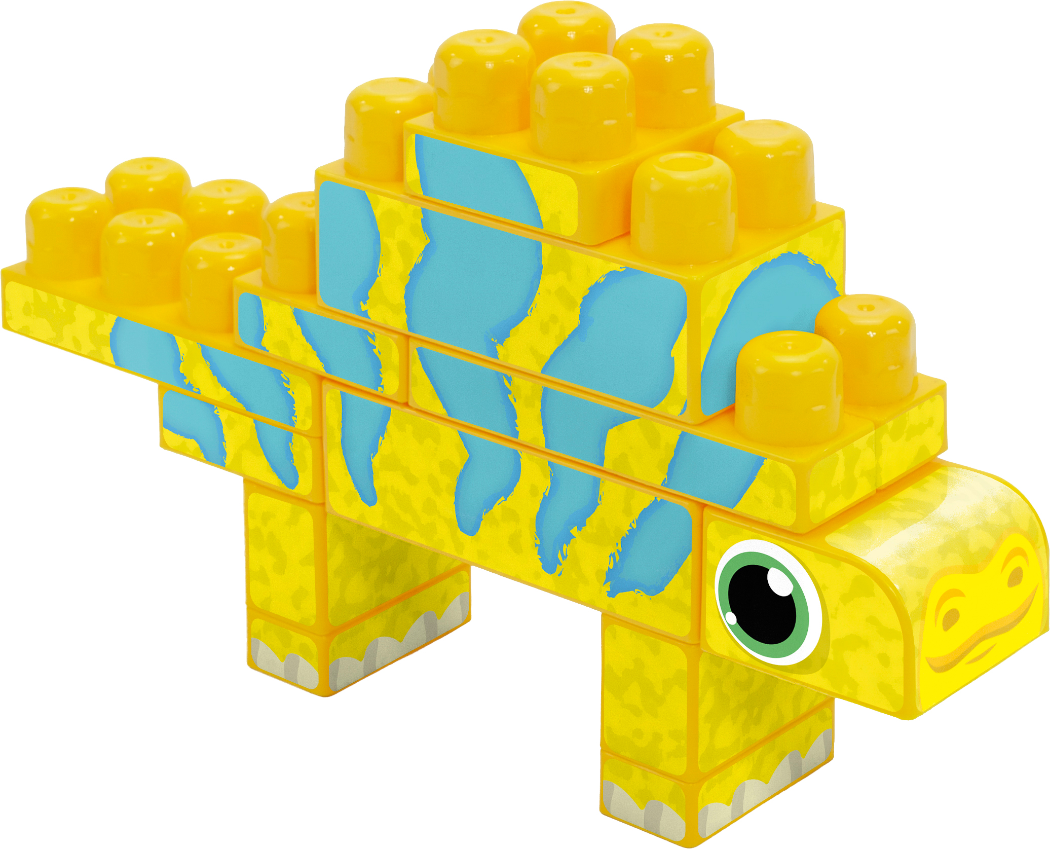 

Конструктор Wader Baby Blocks Дино Стегозавр 14 элементов (41495 Wader)