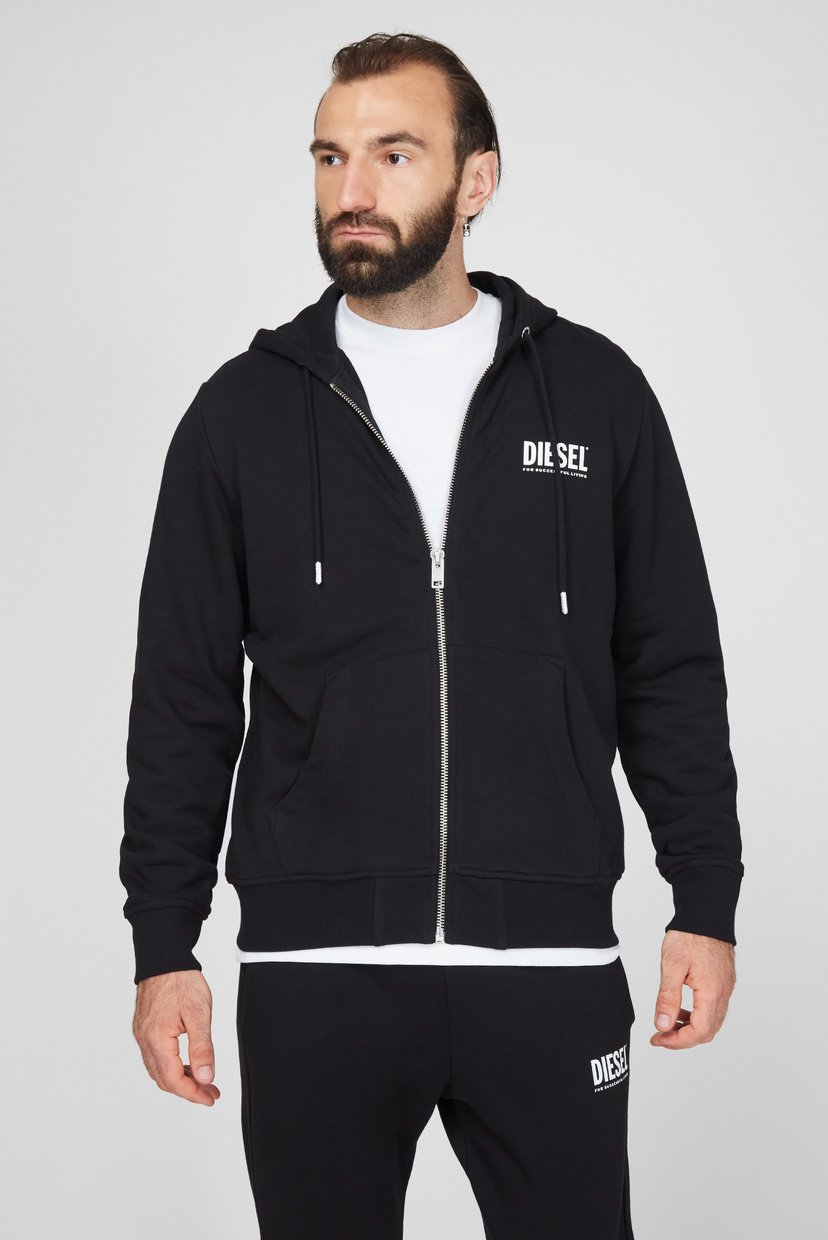 

Мужское черное худи S-GIRK-HOOD-ZIP-ECOLOGO Diesel  A02827 0BAWT, Мужское черное худи S-GIRK-HOOD-ZIP-ECOLOGO Diesel M A02827 0BAWT