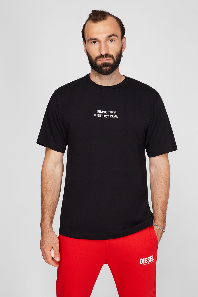 

Мужская черная футболка T-TUBOLAR-B3 Diesel  A02981 0JAYF, Мужская черная футболка T-TUBOLAR-B3 Diesel L A02981 0JAYF