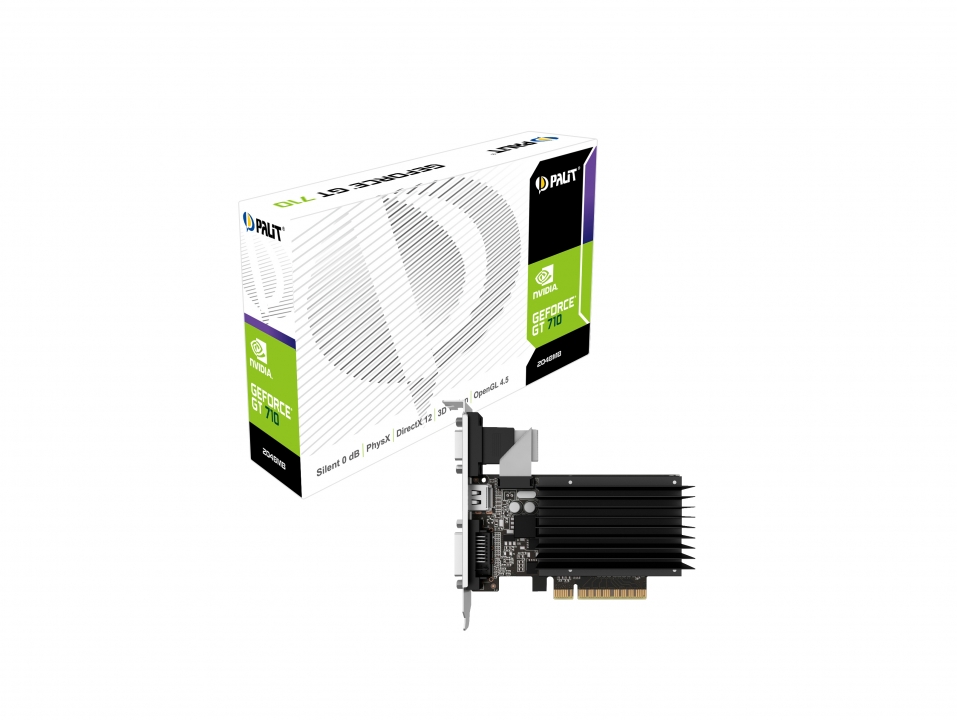 

GF GT 710 2GB GDDR3 Palit (NEAT7100HD46-2080H)
