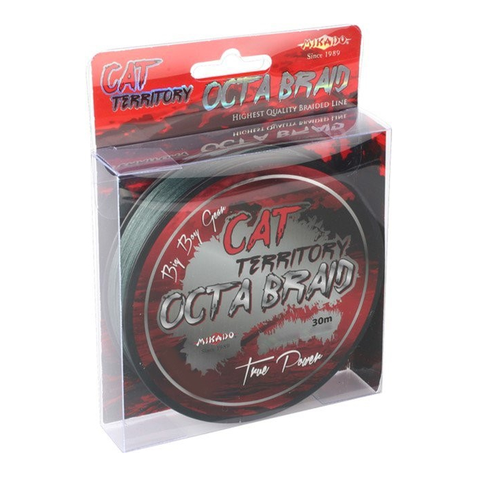 

Шнур Mikado Cat Territory 8 Octa Braid 30m 1.2mm 153kg green (Z41G-120)