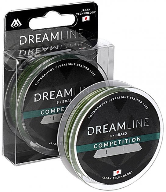 

Шнур Mikado Dream Line Competition 150m 0.18mm 18.32кг green (ZDL000G-150-018)