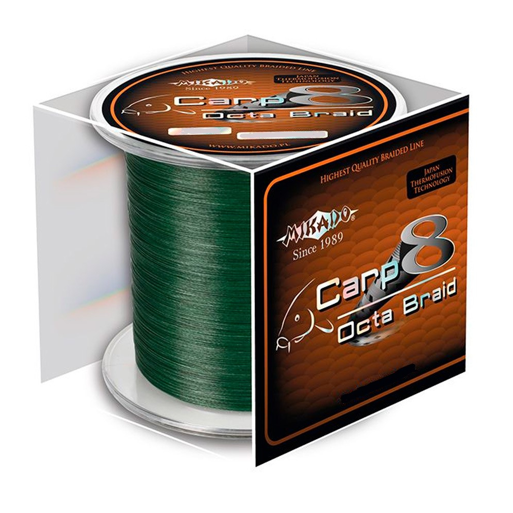 

Шнур Mikado Carp 8 Octa Braid 300m 0.16mm 12.9kg green (Z31G-016)