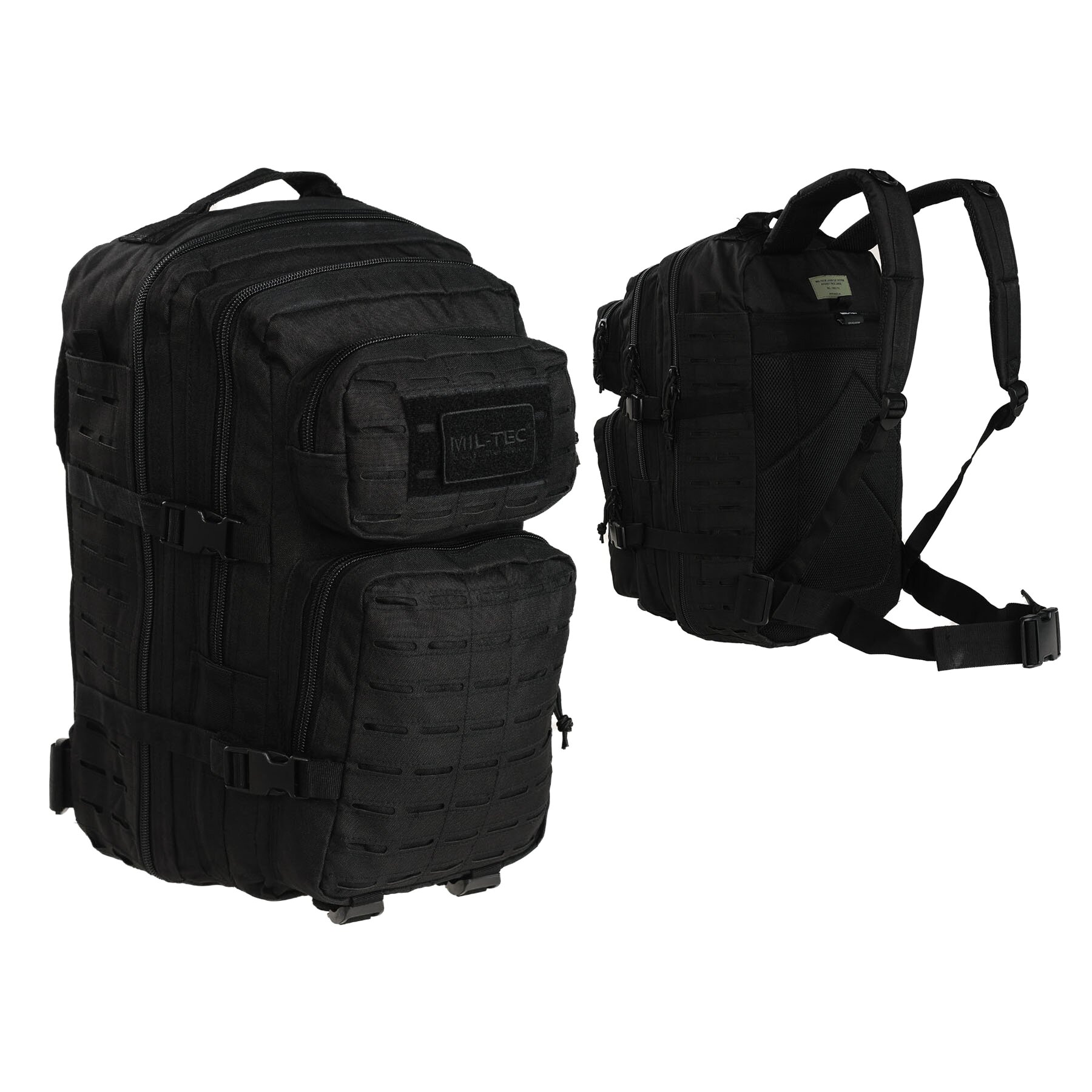 

Рюкзак тактический большой 36л лазерный US LASER CUT ASSAULT BACKPACK LG Черный