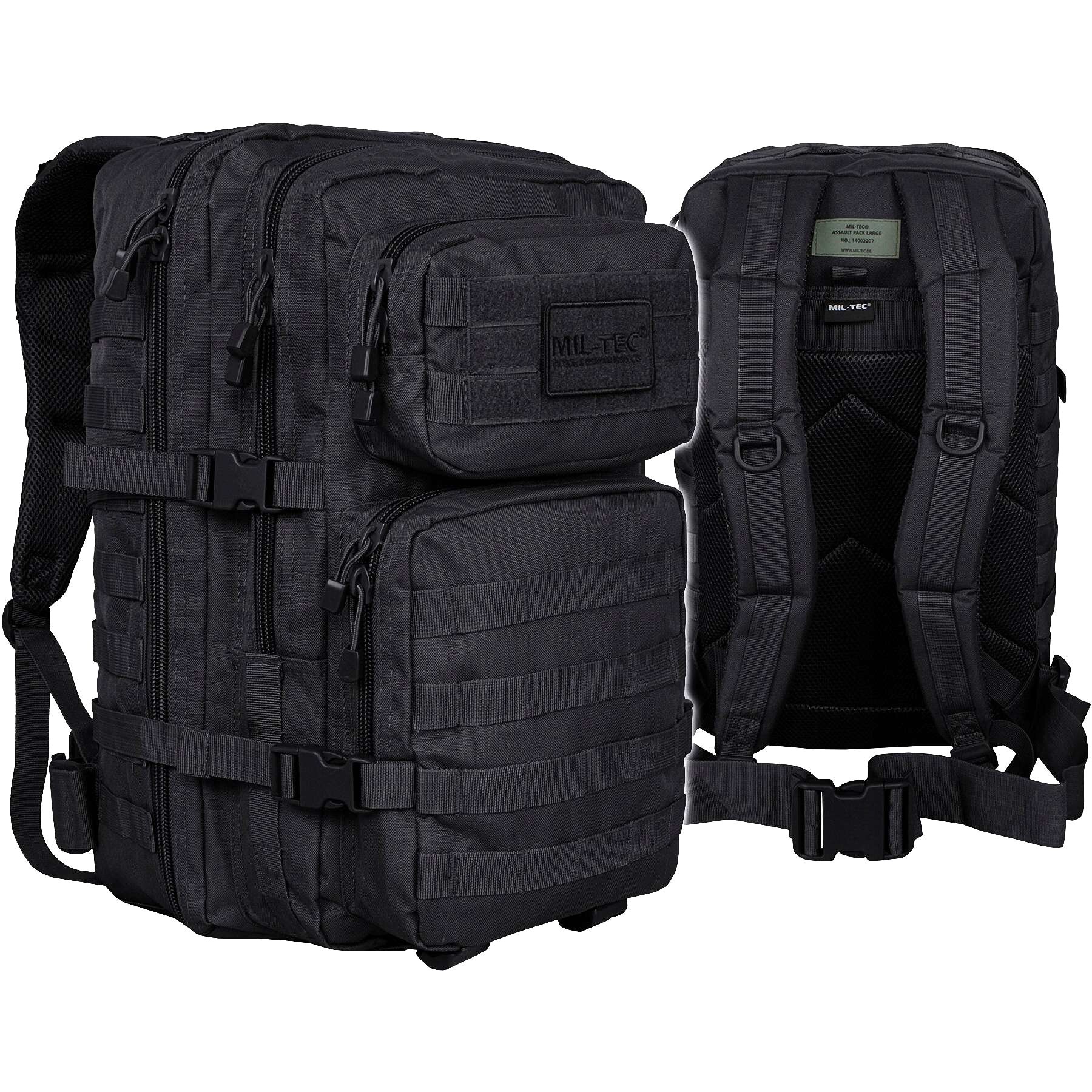 

Рюкзак тактический большой 36л молли BACKPACK US ASSAULT LARGE Черный