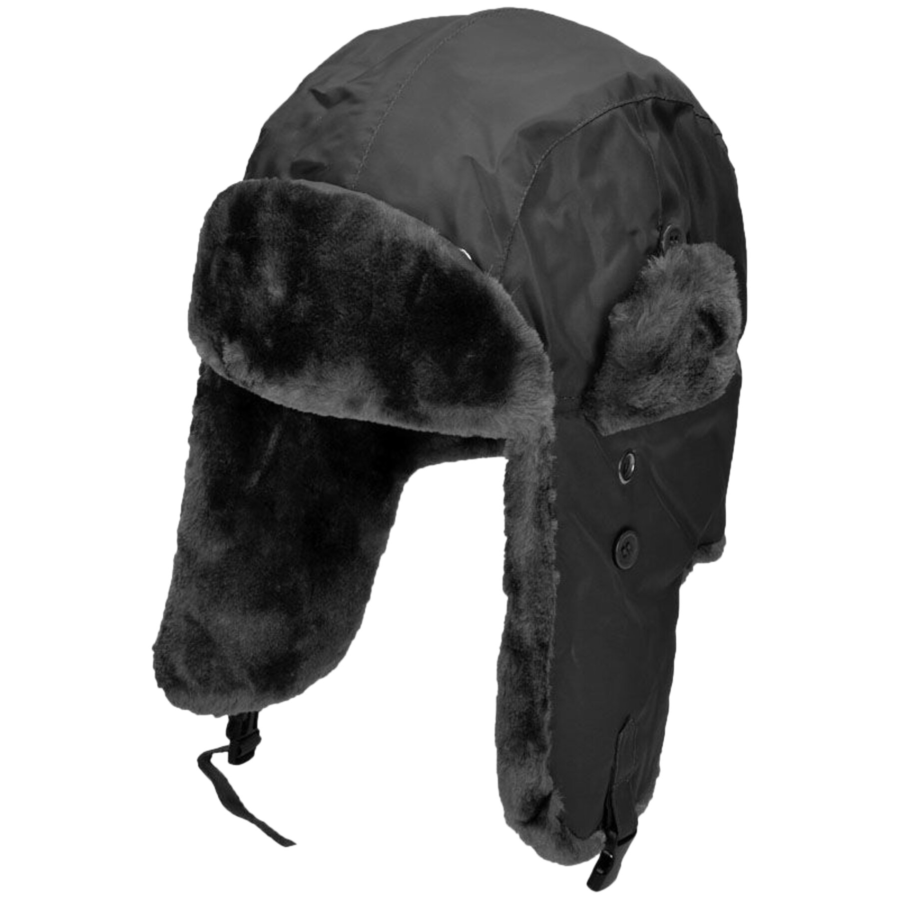 

Шапка-ушанка MIL-TEC MA1 Pilot Fur Hat Черная L