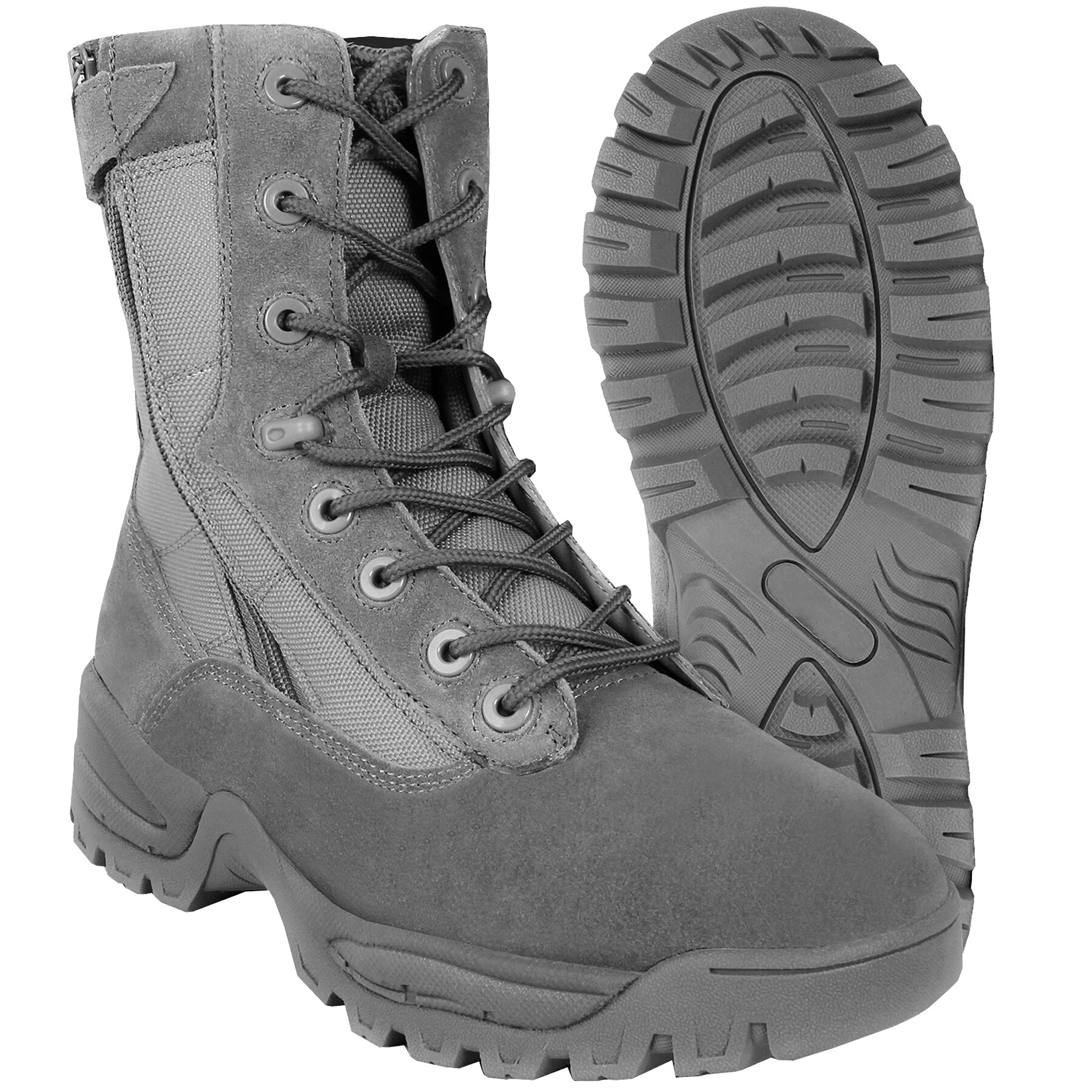 

Ботинки тактические на 2-х молниях TACTICAL BOOT TWO-ZIP Серые 41