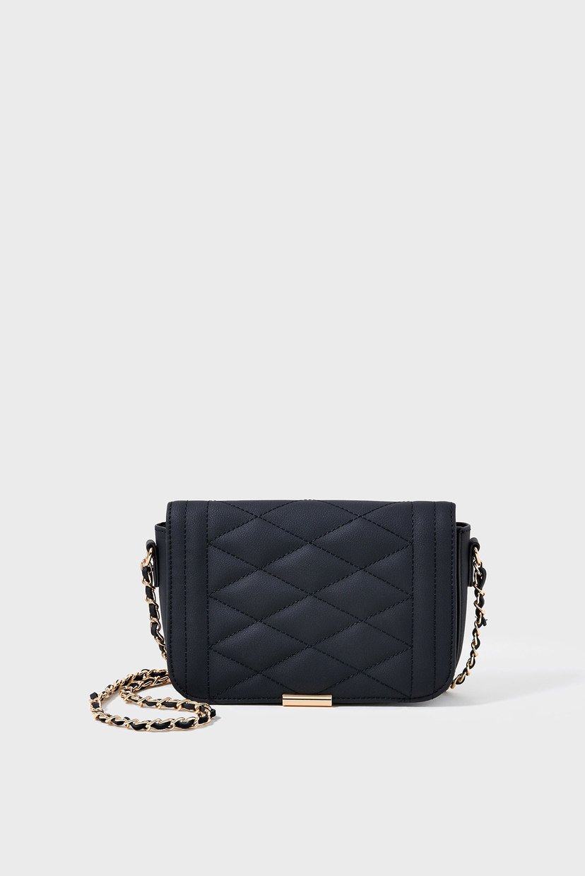 

Женская черная сумка Chrissy Quilt Chain Accessorize OS 290000