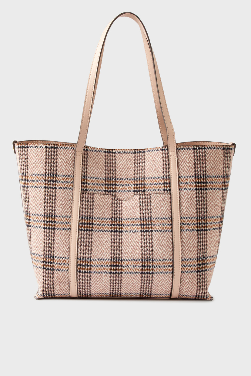 

Женская бежевая сумка в клетку Chelsea Check Tote Accessorize OS 290023