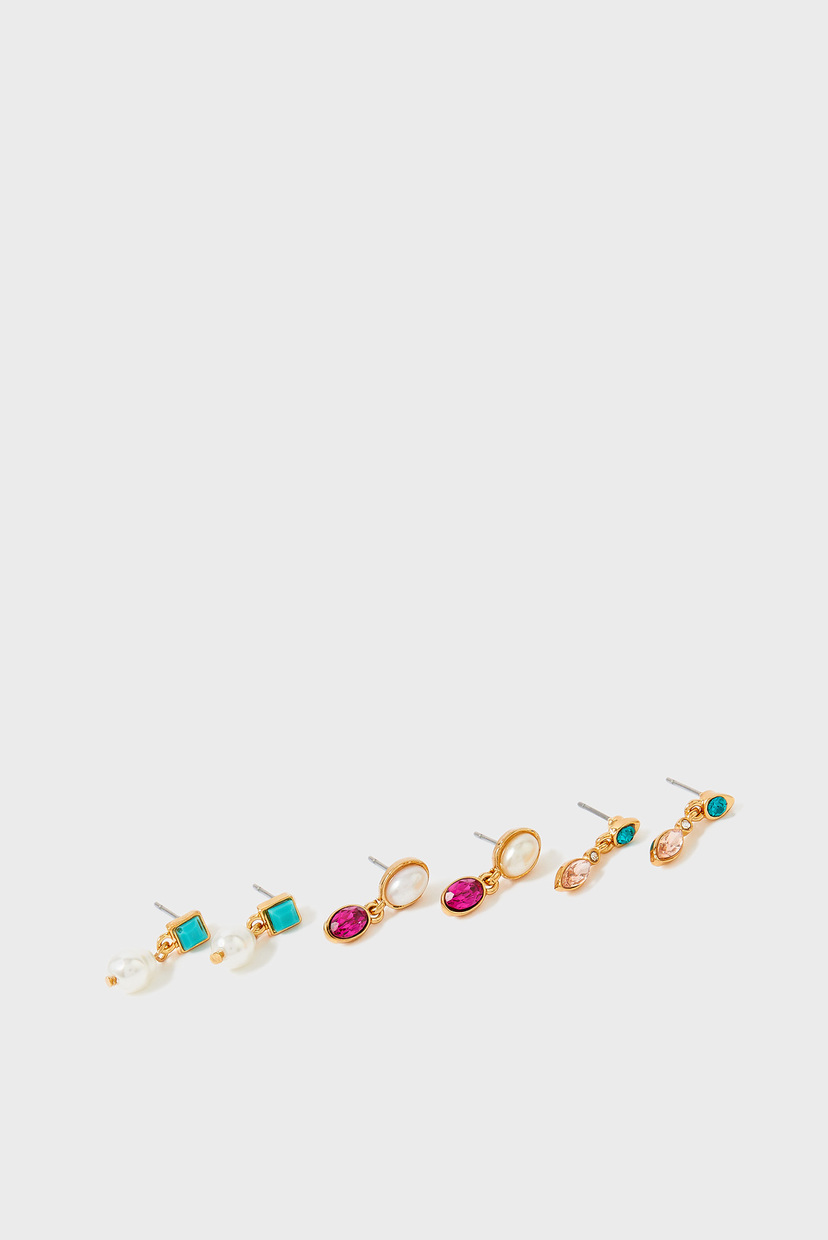 

Женские золотистые серьги (3 пары) FEEL GOOD Accessorize OS 281034