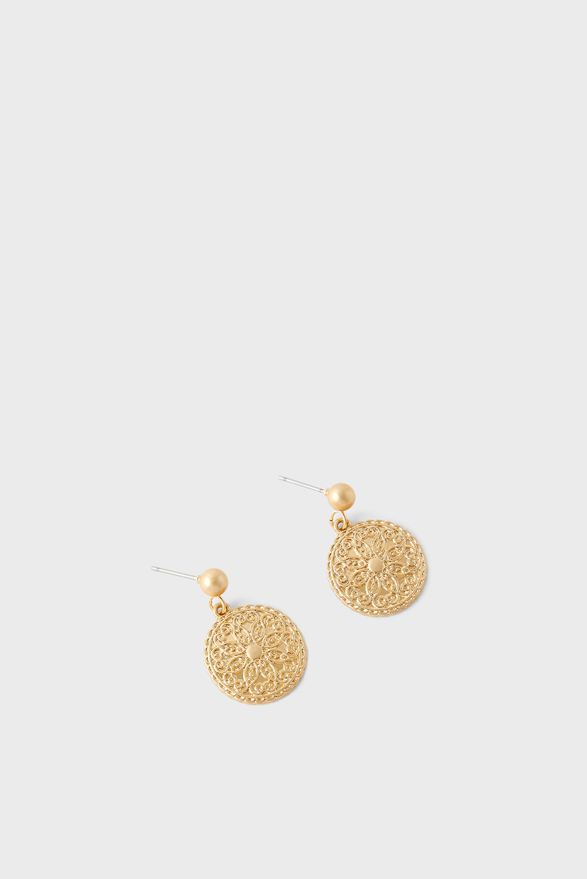 

Женские золотистые серьги PRETTY FLOWER SHORT Accessorize OS 181873