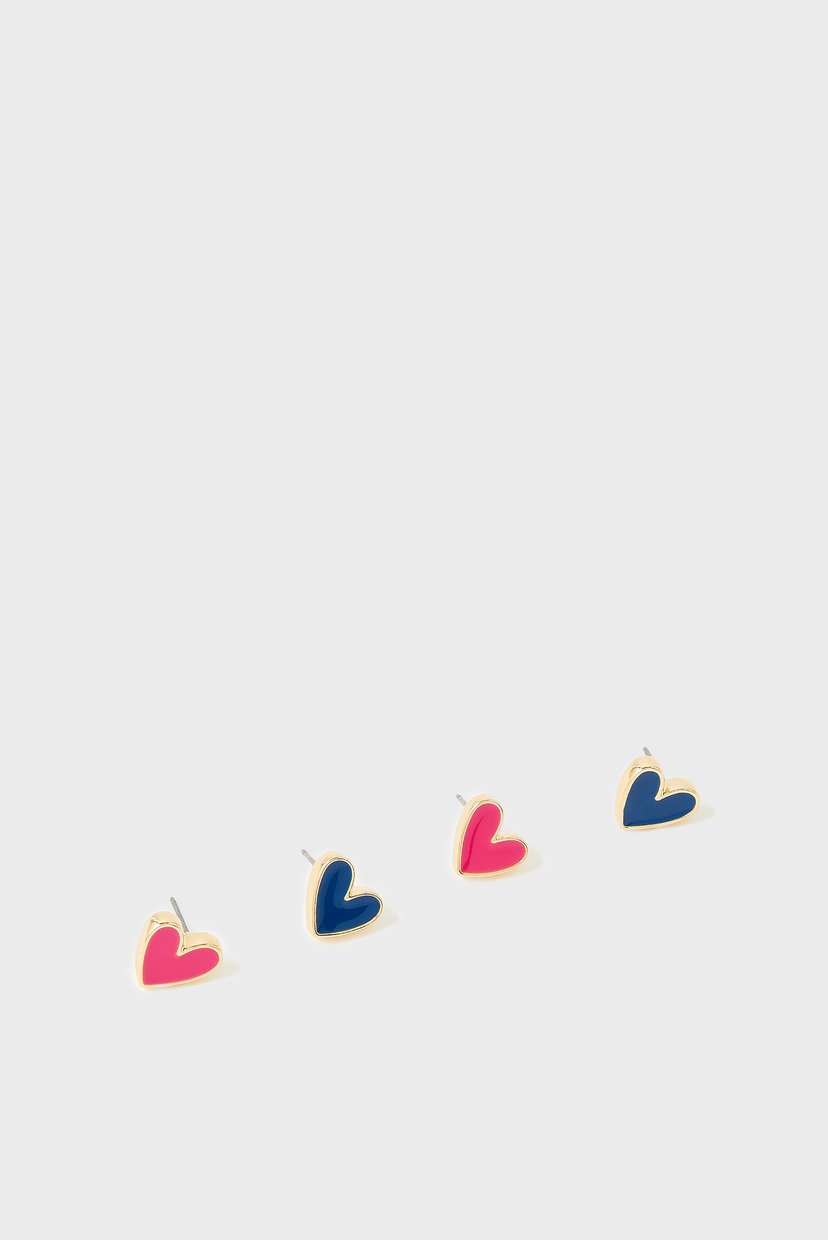

Женские золотистые серьги (2 пары) FEEL GOOD HEART Accessorize OS 281010