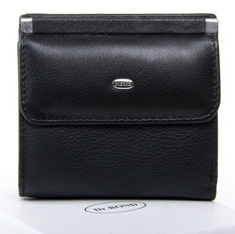 

Женский кожаный кошелек на магните Dr. Bond WN-103 black