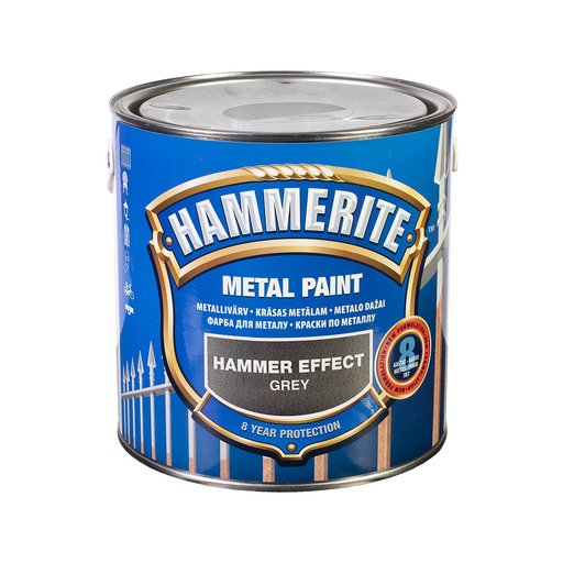 

Эмаль для металла Hammerite молотковая серая 2,5 л (10527790)