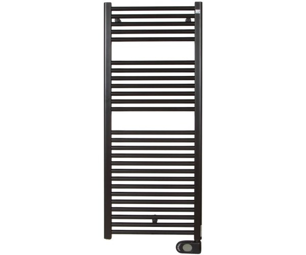 

Електрична рушникосушка Zehnder Aura 1226x500 750 Вт чорний матовий