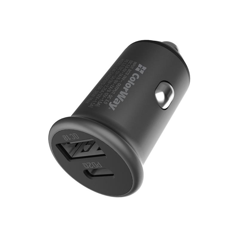 

Автомобильное зарядное устройство ColorWay (2USBx3A, 38W) Power Delivery Port+QC3.0 Gray (CW-CHA029PD-GR)