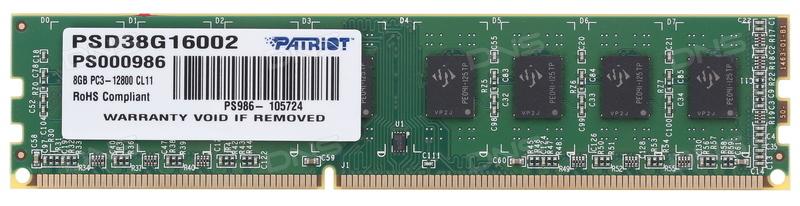 

DDR3 8GB/1600 Patriot Signature Line (PSD38G16002)