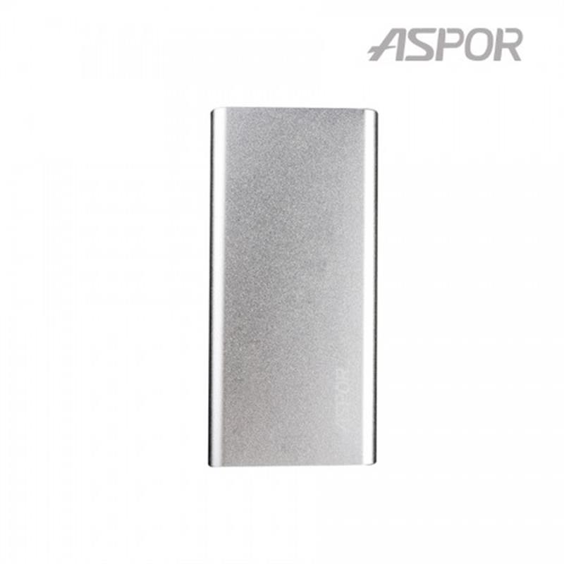 

Универсальная мобильная батарея Aspor A383 10000mAh Silver