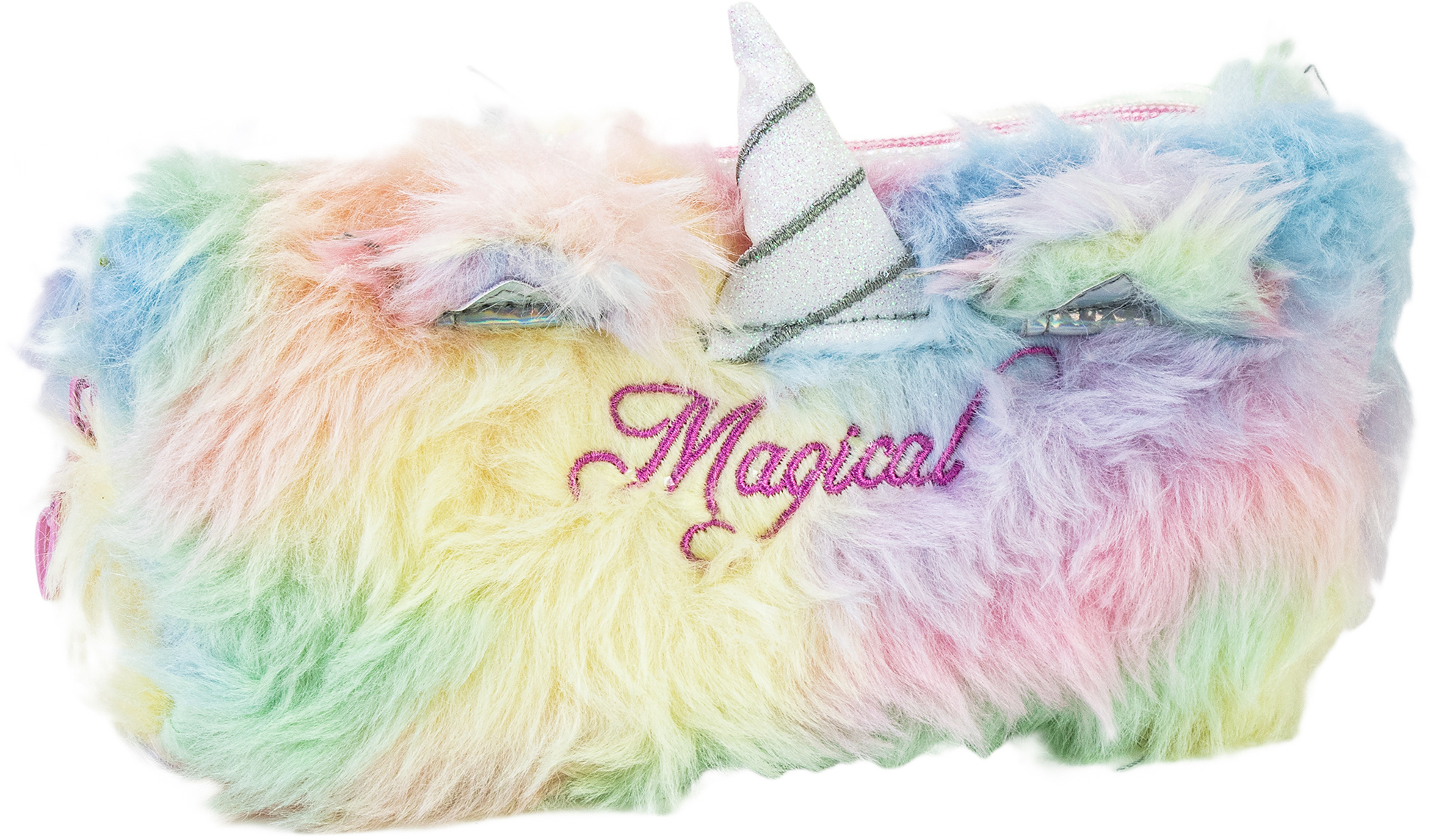 

Пенал Cool For School плюшевый 1 отделение Magical розовый (CF87107)